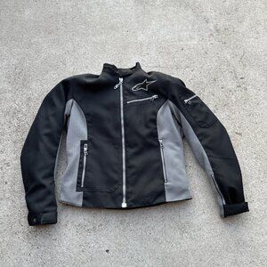 Alpinestars Motorcycle Jacket Stella Womens Small Black  Air Armored Riding